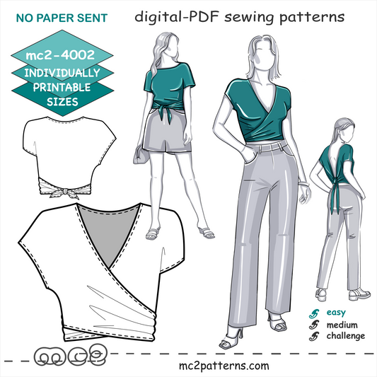 Wrap Top Reversible Front-Back