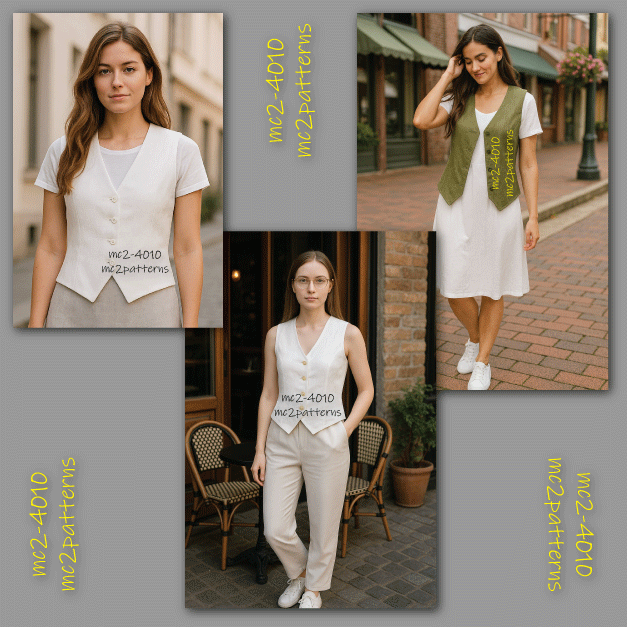 Reversible Top/Vest/Waistcoat / mc2-4010