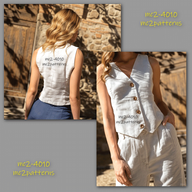 Reversible Top/Vest/Waistcoat / mc2-4010