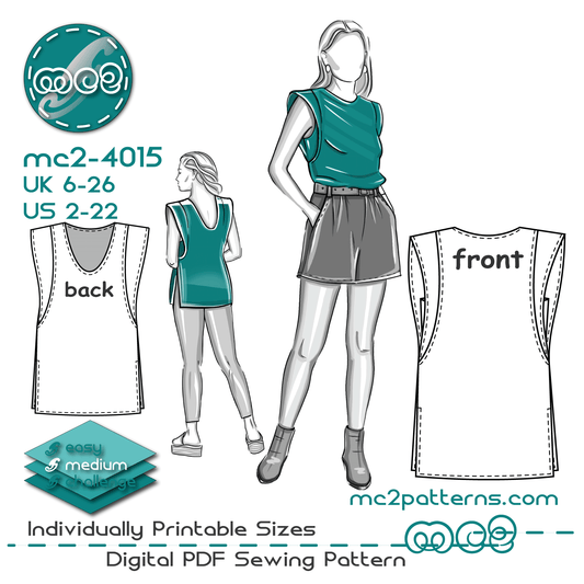 Top with Wings & Side Vents / mc2-4015