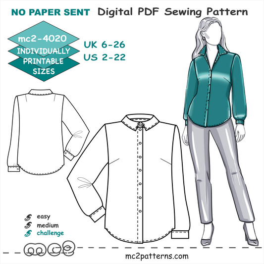 Classic Blouse Shirt / mc2-4020