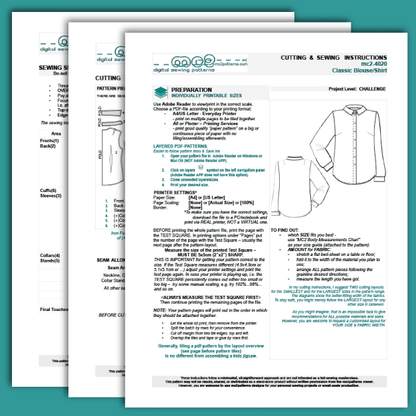 Classic Blouse Shirt / mc2-4020