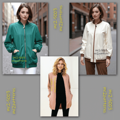 Long Bomber Jacket / mc2-5003