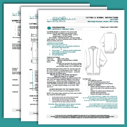 Long Bomber Jacket / mc2-5003