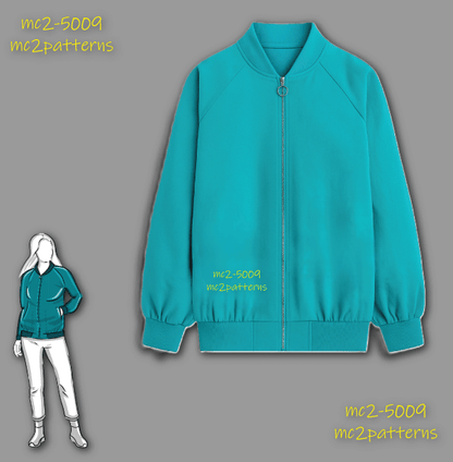 Classic Bomber Jacket, Raglan Sleeves / NO-lining / mc2-5009