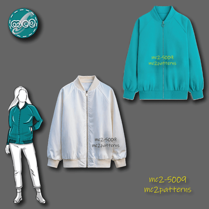 Classic Bomber Jacket, Raglan Sleeves / NO-lining / mc2-5009