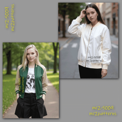 Classic Bomber Jacket, Raglan Sleeves / NO-lining / mc2-5009