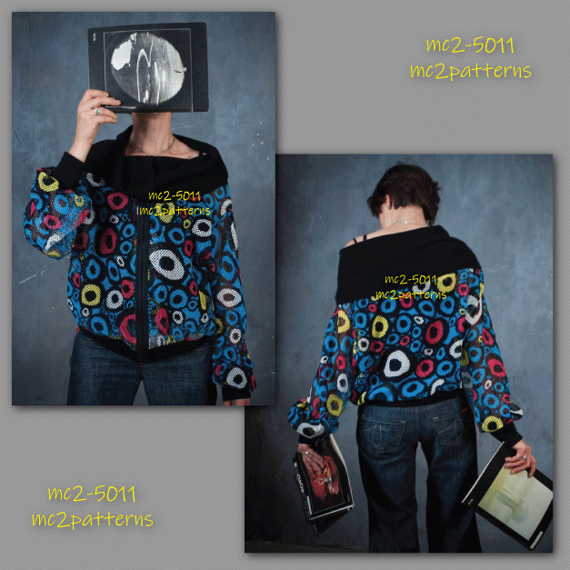 Off-shoulder Bomber Jacket / NO Lining