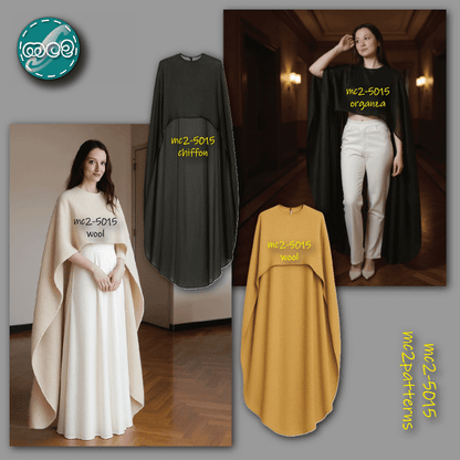 High-Low Maxi Cape / mc2-5015