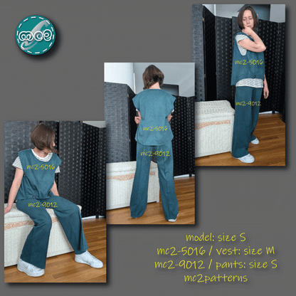 Stretchy Pull-on Palazzo Pants / mc2-9012