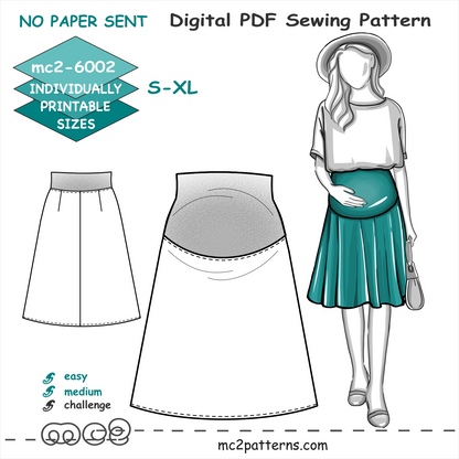 Maternity A-Line Skirt / mc2-6002