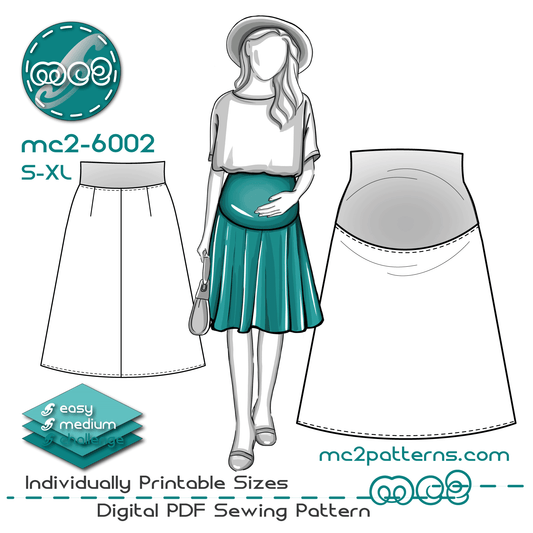 Maternity A-Line Skirt / mc2-6002