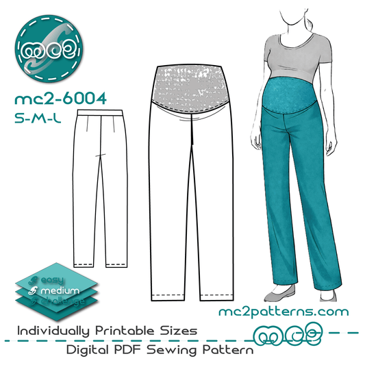 Maternity Straight Trousers Pants / mc2-6004