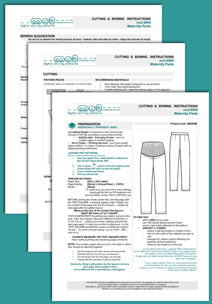 Maternity Straight Trousers/Pants