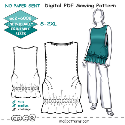 Loose-fit Tunic Top Maternity-suitable / mc2-6008