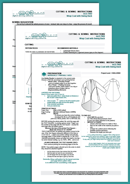 Dropped-Hem Swing-Back Coat