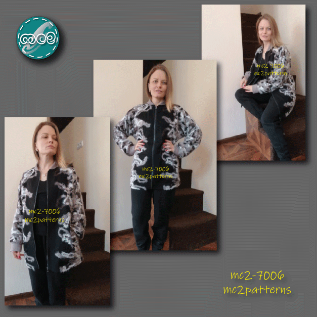 Bomber-style Coat / Lining / mc2-7006