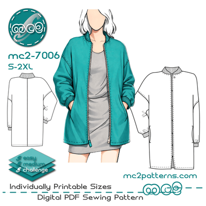 Bomber-style Coat / Lining / mc2-7006