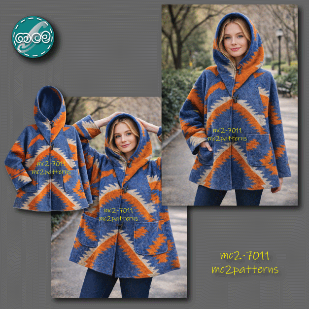 Coat Cape, Hood / mc2-7011