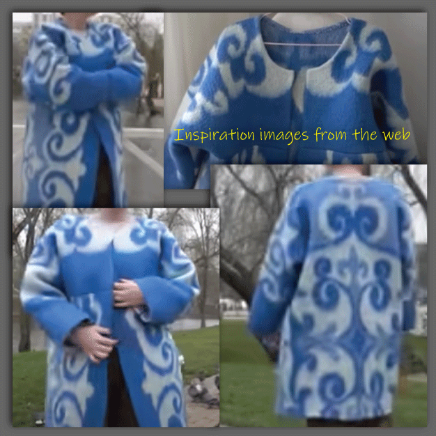 Coat Jacket Bathrobe Sewing Pattern: Easy-to-make NO-lining