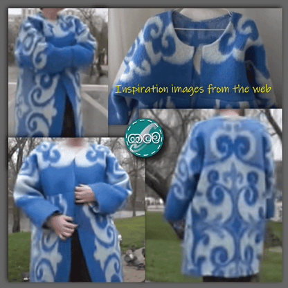 Coat Jacket Bathrobe Easy-to-make / NO-lining / mc2-7012