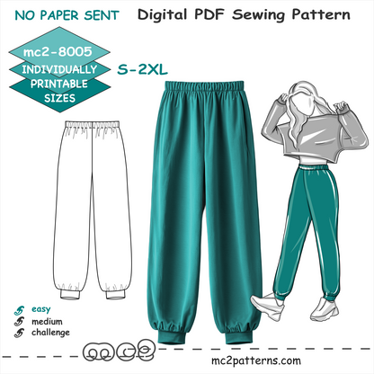 Leisure Track-pants Joggers or Pyjama Pants / mc2-8005