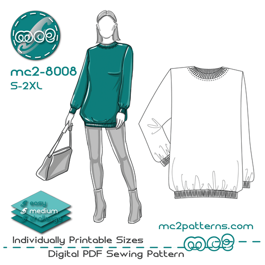 Sweatshirt Jersey Top / mc2-8008