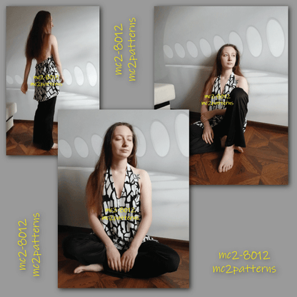 Tent-shape Halter Top/ Camisole/ Cami