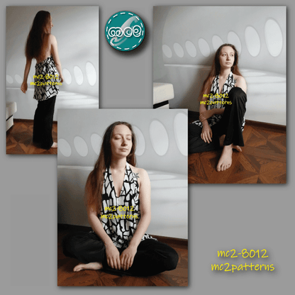 Tent-shape Halter Top Camisole Cami / mc2-8012