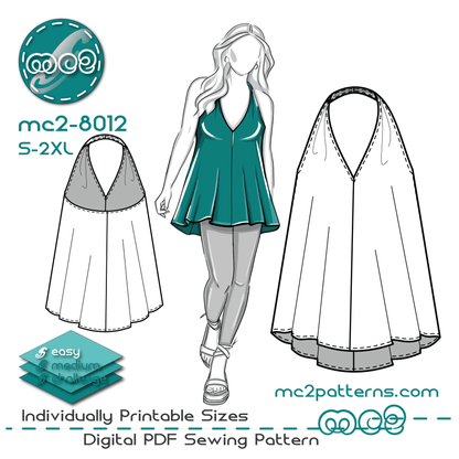 Tent-shape Halter Top Camisole Cami / mc2-8012