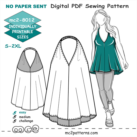 Tent-shape Halter Top/ Camisole/ Cami