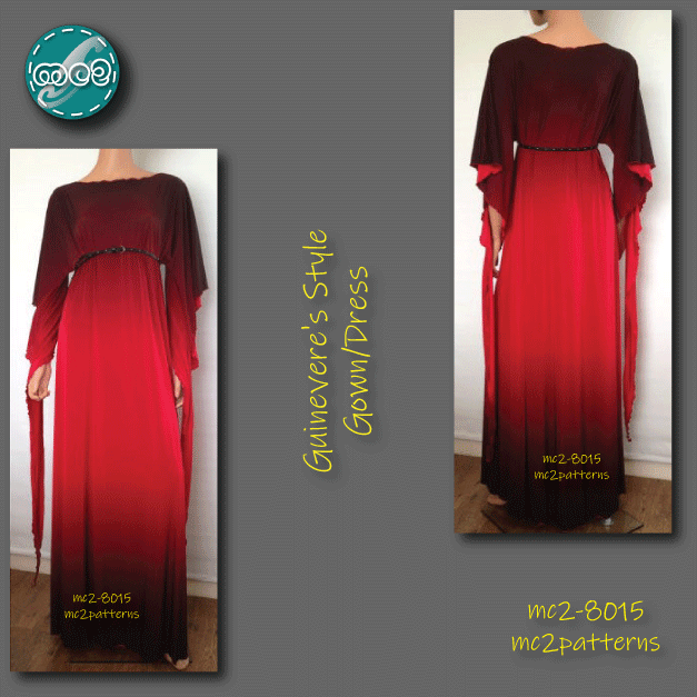 Guinevere-Style Bridal Gown Dress / mc2-8015