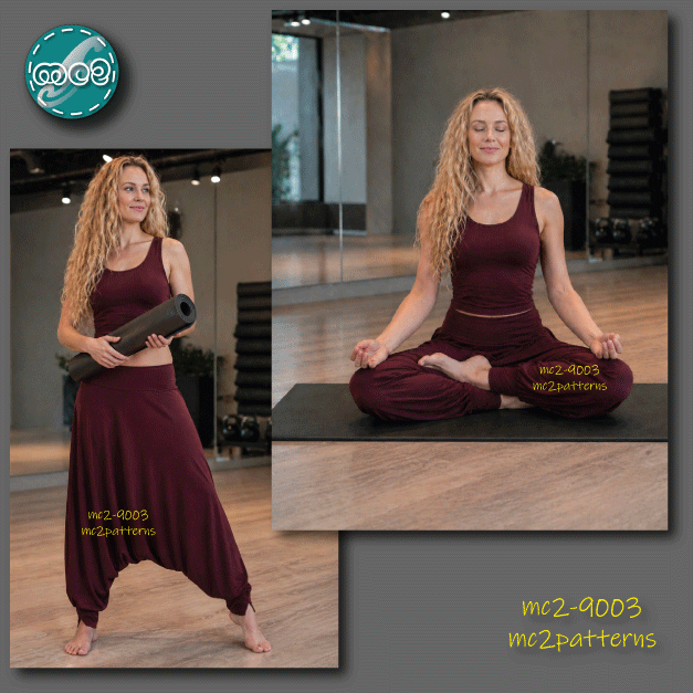 Jersey Harem-style Pants for Yoga / mc2-9003