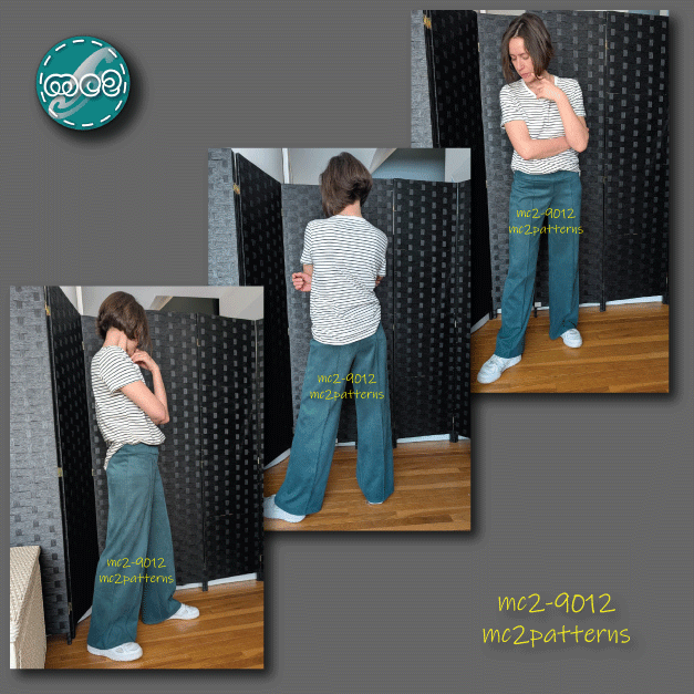 Stretchy Pull-on Palazzo Pants / mc2-9012