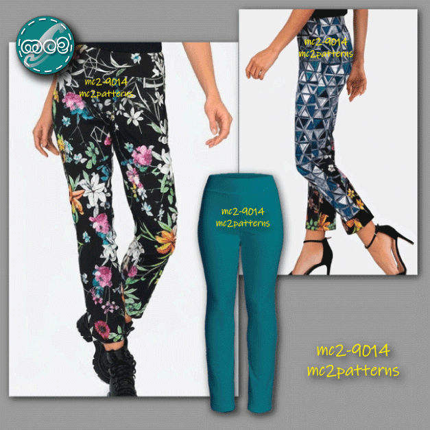 Slim-fit Pull-on Stretchy Pants / mc2-9014