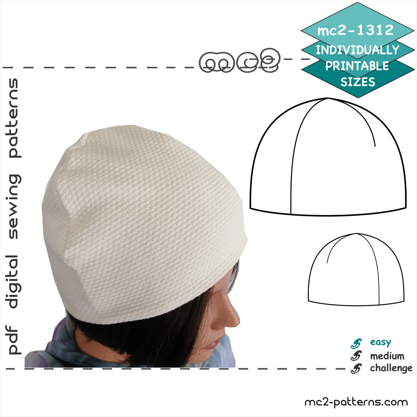 Slick-look Beanie Hat