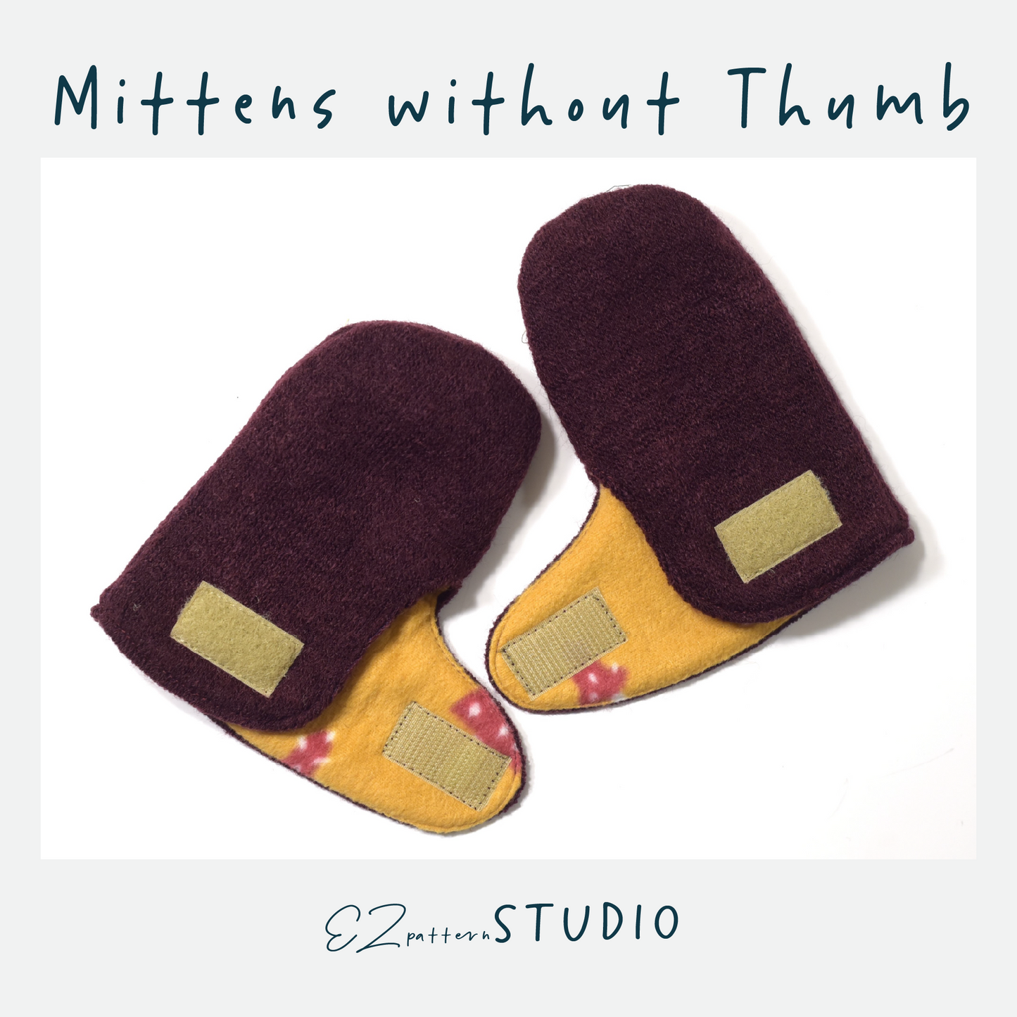 for Toddlers: Simple Mittens without Thumb