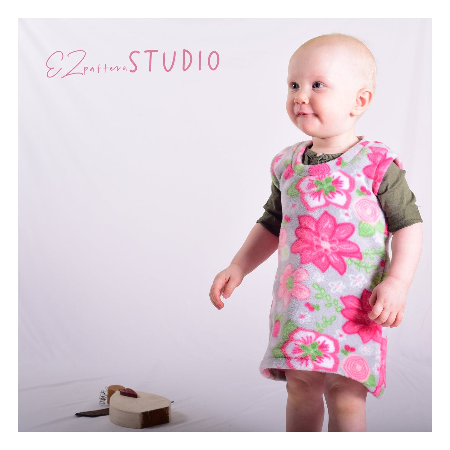 for Toddlers: Jersey Pinafore Dress/ Long Tank Top