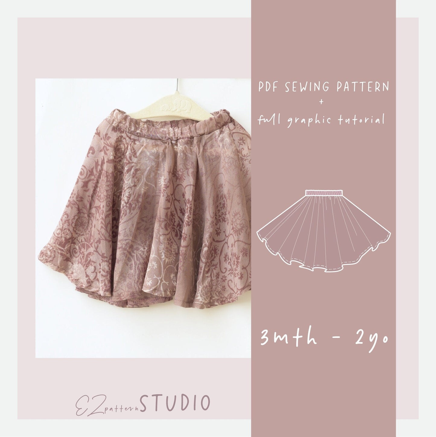 for Kids: Jersey or Woven Circular Skirt