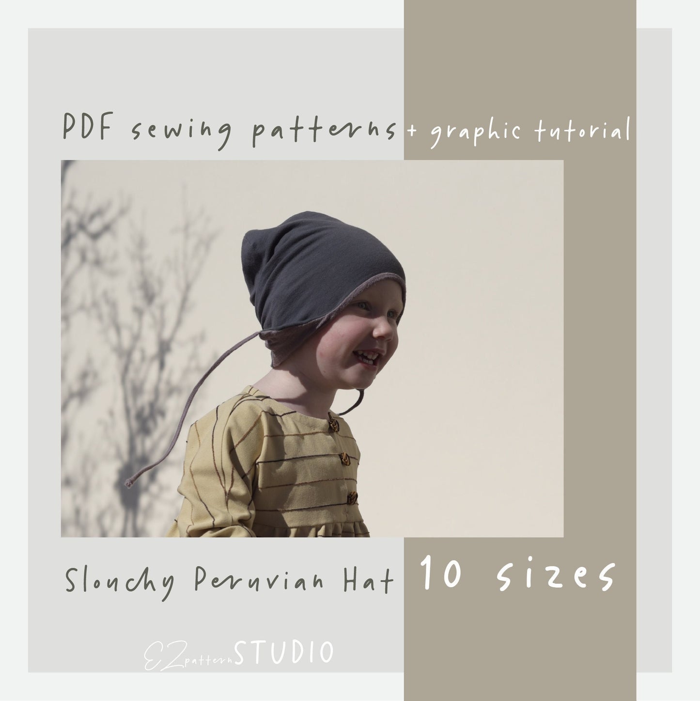 Slouchy Peruvian Hat for Children/Teens/Adults – 10 Sizes