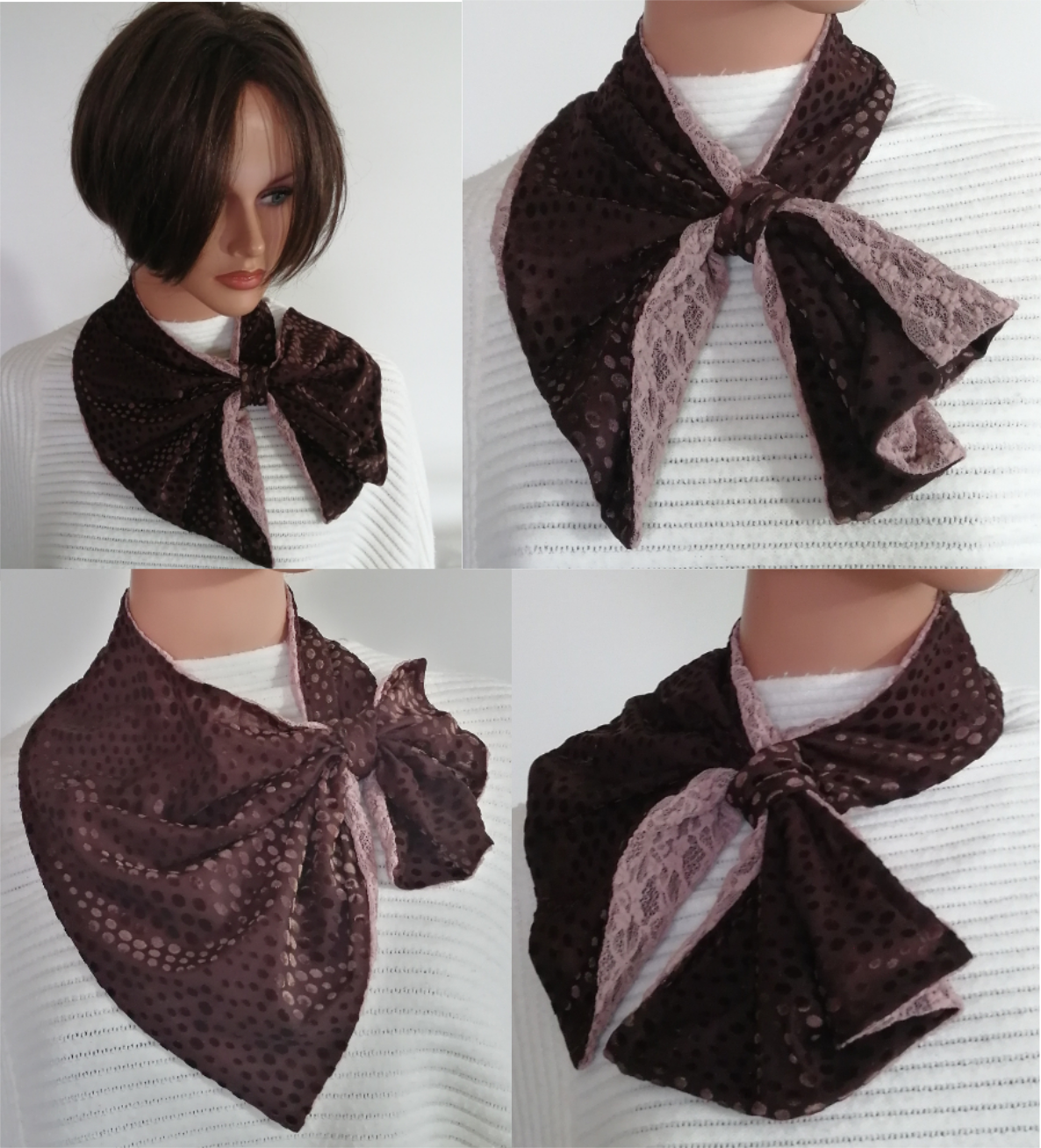 Classy French Neck Scarf