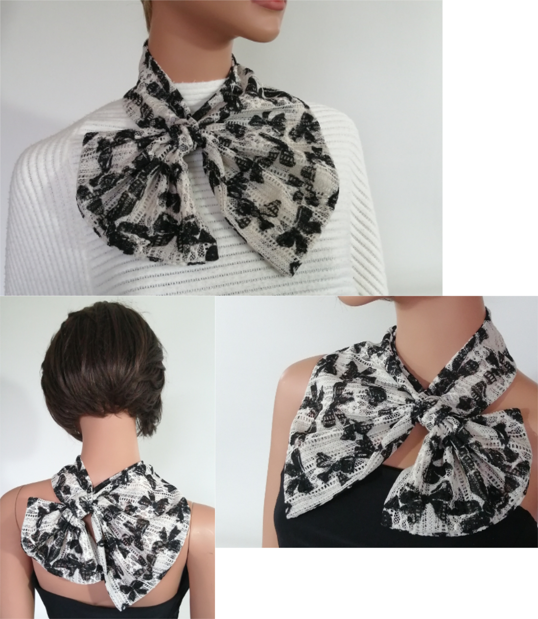 Classy French Neck Scarf